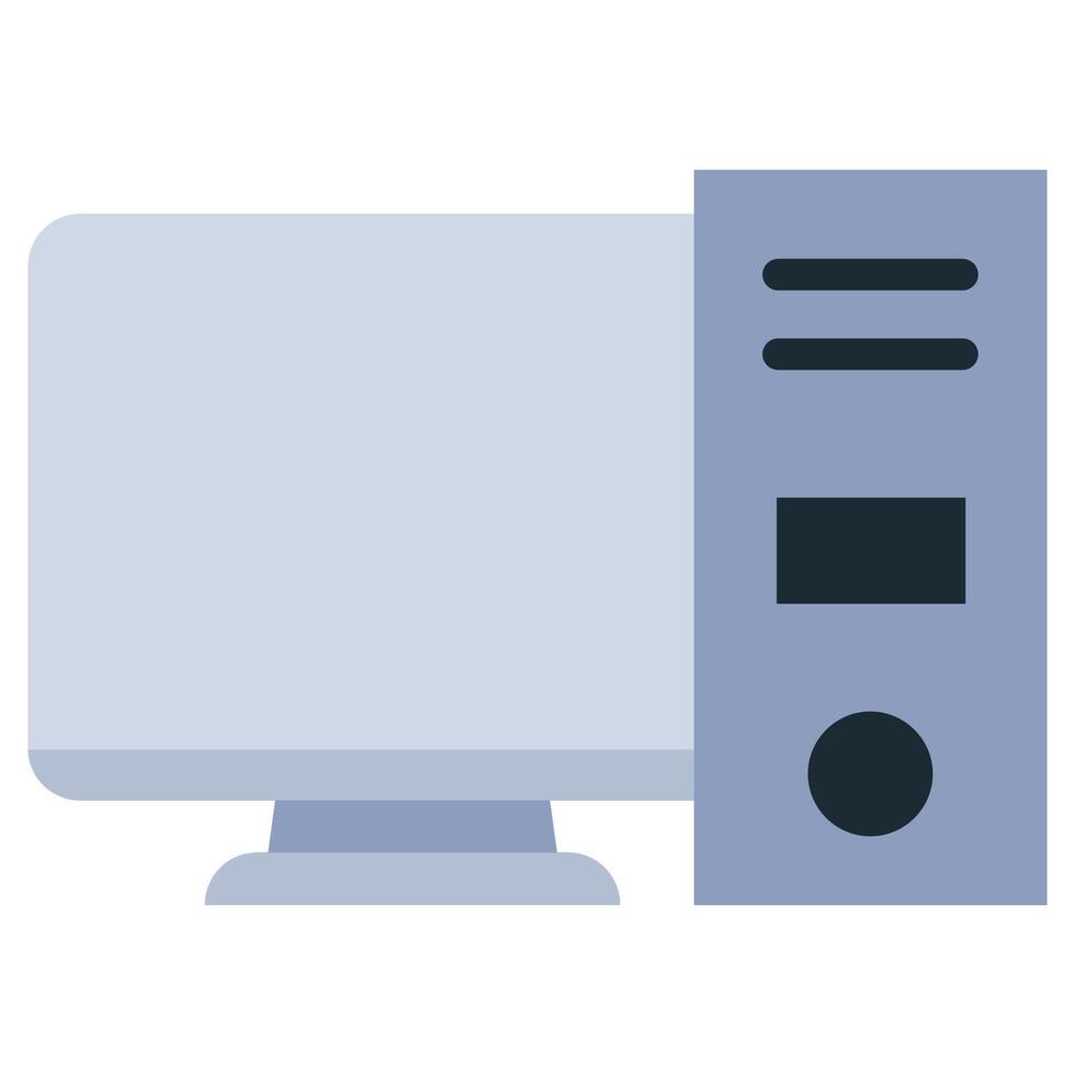 Computer Flat Design Icon, Flat Design Icon Symbol vector