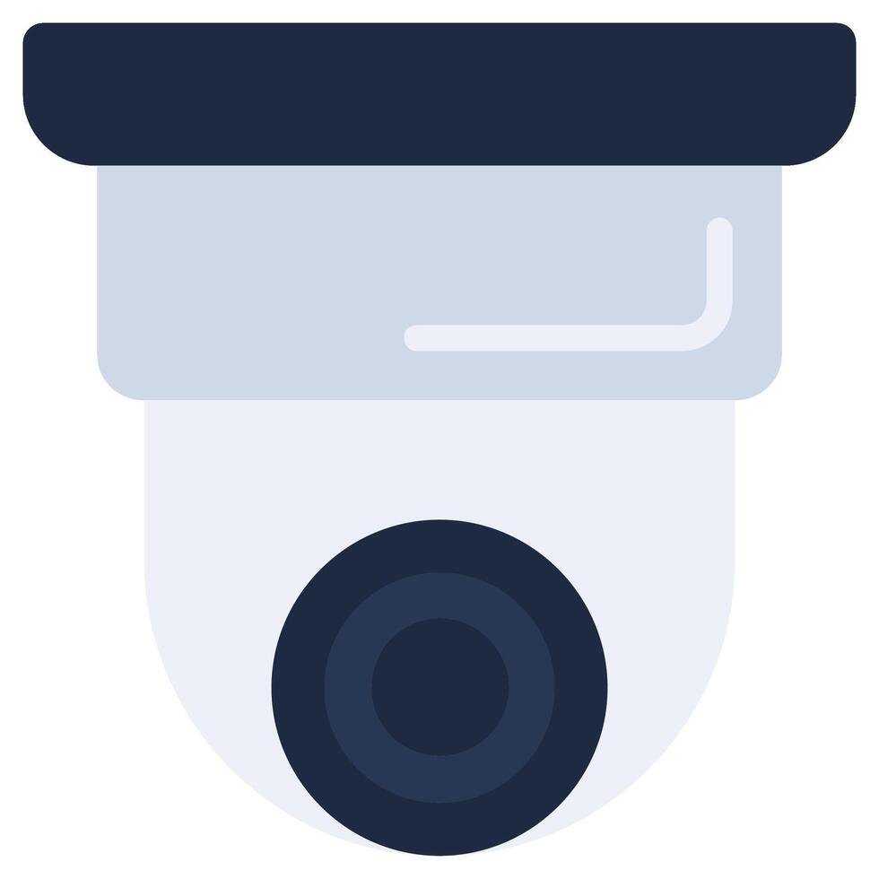 Security Camera Flat Design, Flat Design Icon Symbol vector