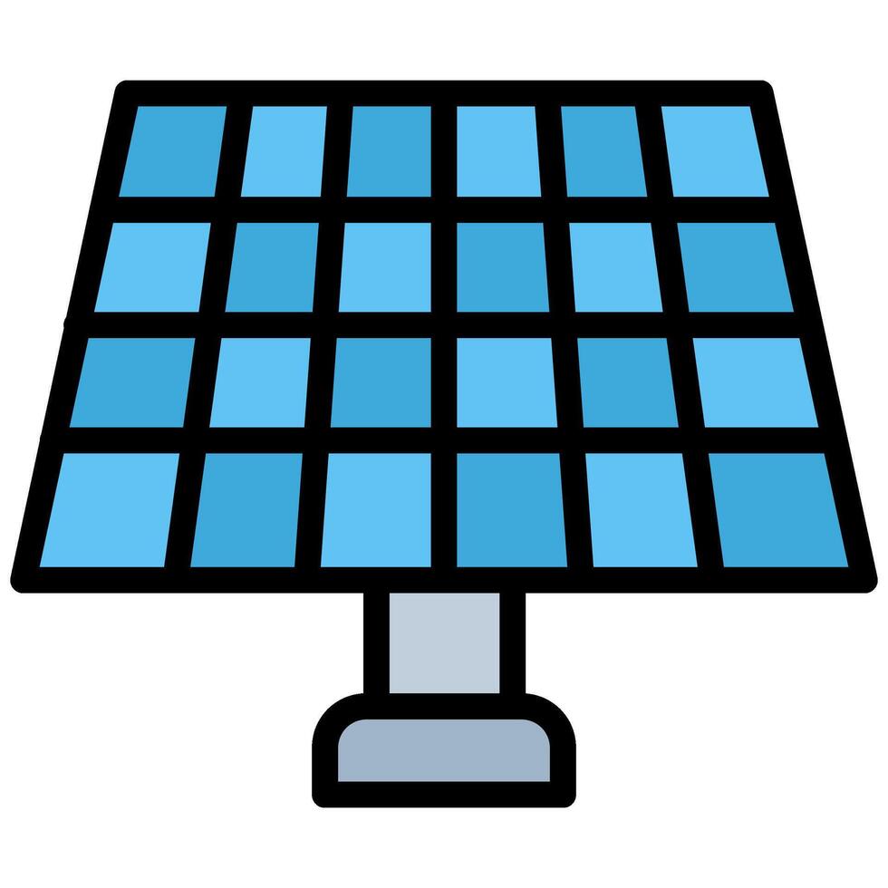 Battery Icon, Outline Flat Design Style Icon Icon Symbol vector