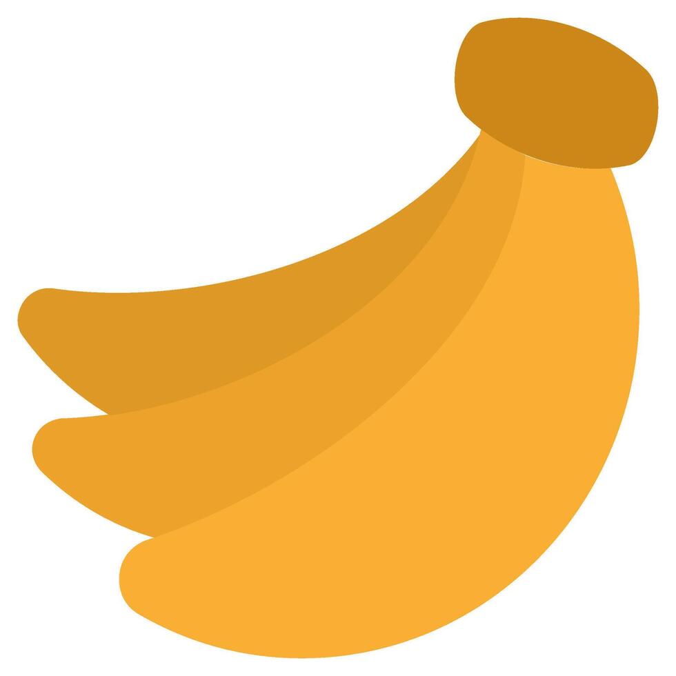 Banana Icon, Fruit and Vegetable Flat Design Icon Symbol vector