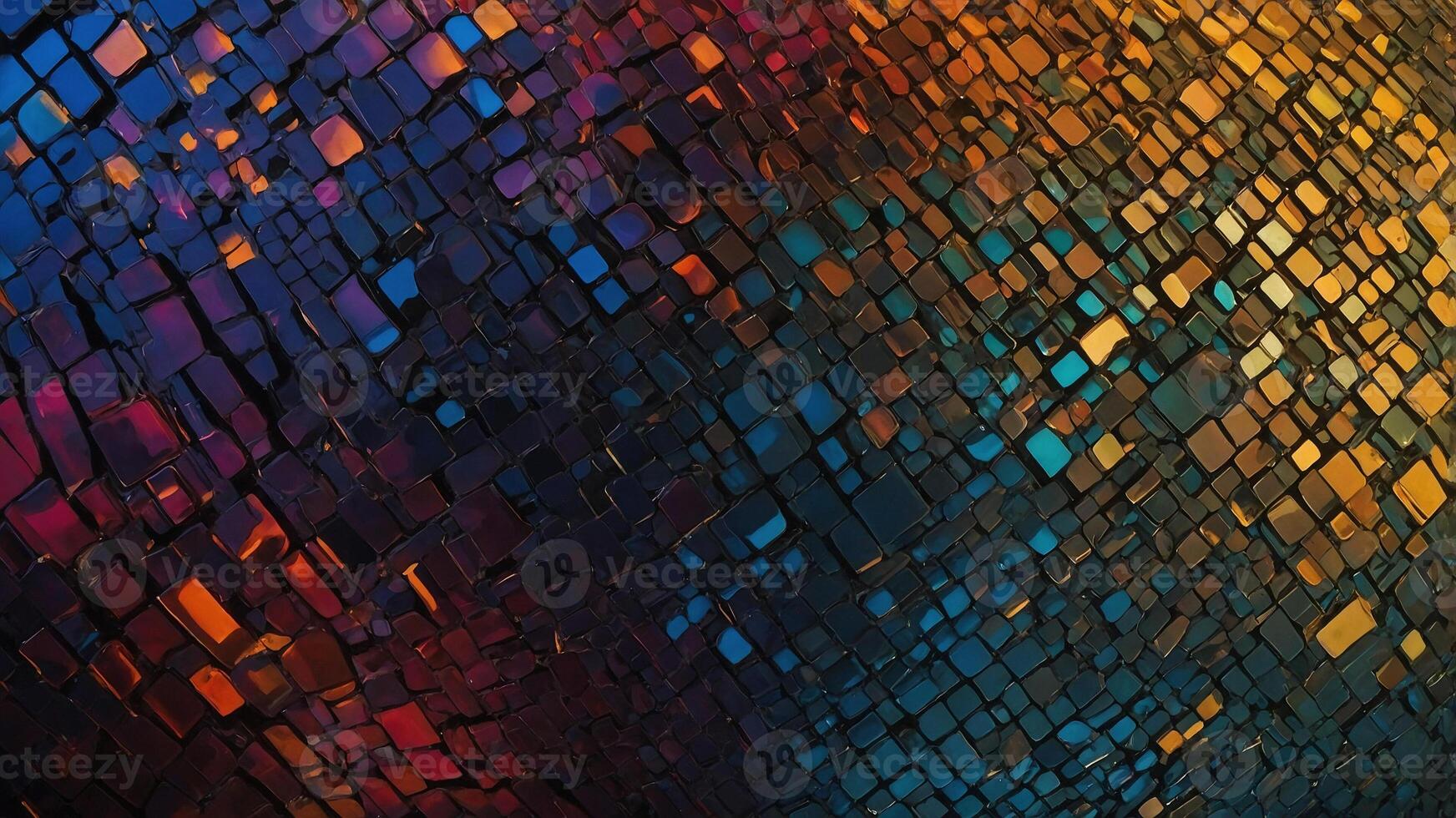 Abstract background with colorful squares photo