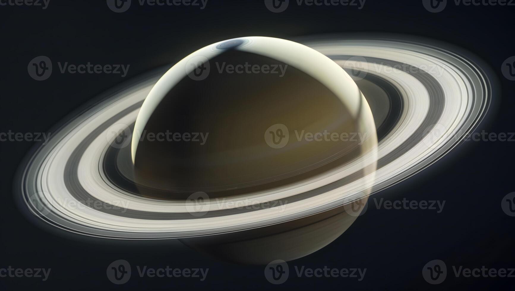 Saturn's rings are seen in this image photo