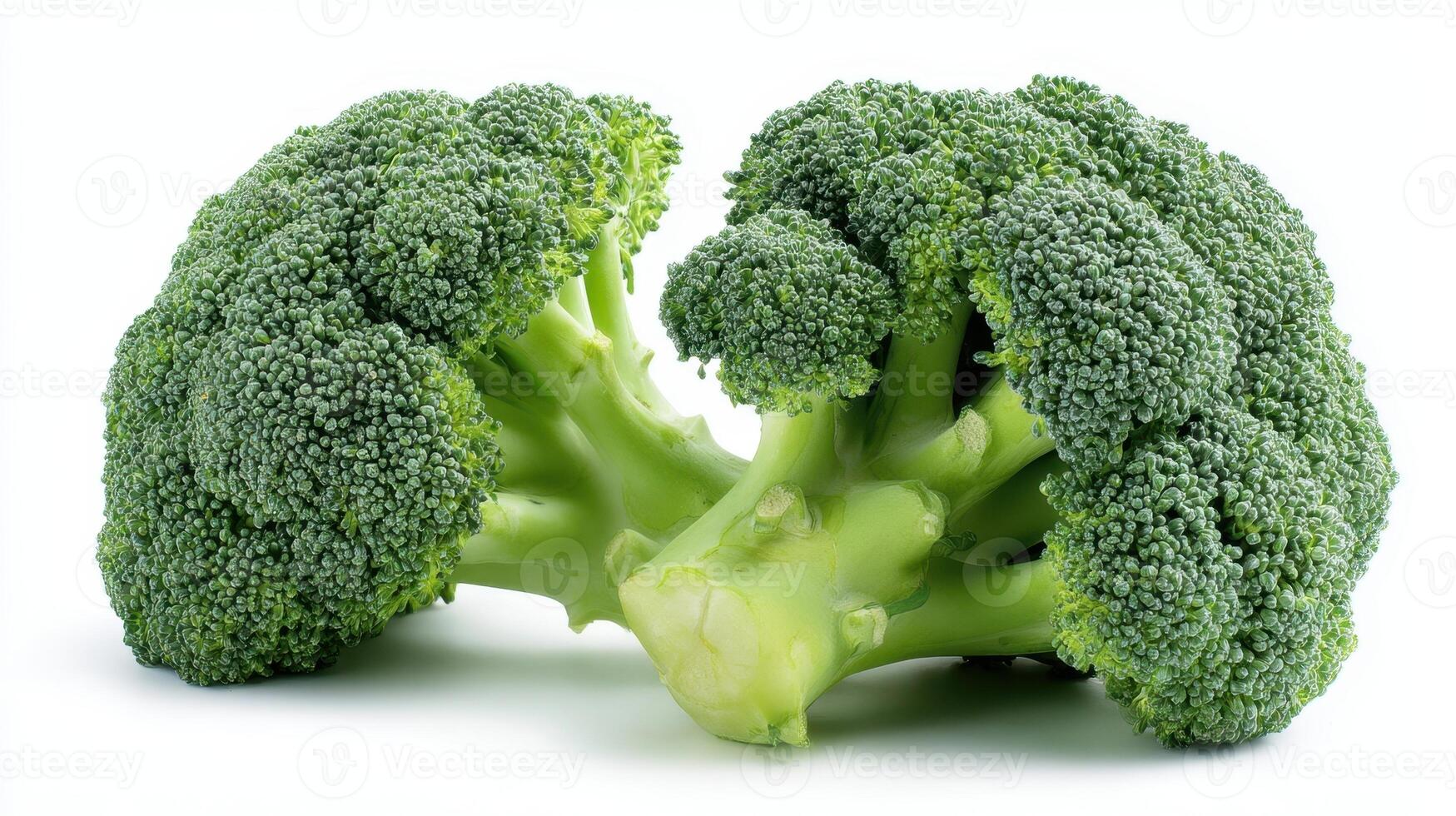 The vibrant and fresh broccoli showcasing its lush green florets. photo
