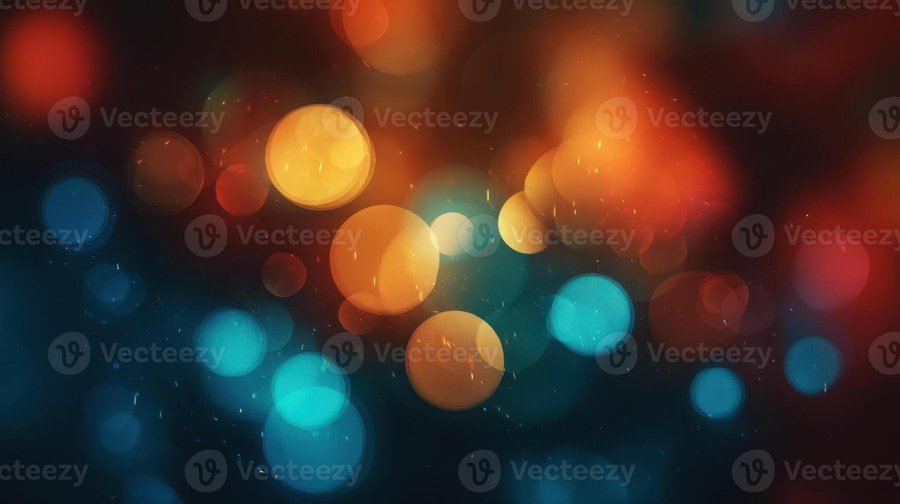 The colorful bokeh circles create a mesmerizing abstract background for designs. photo