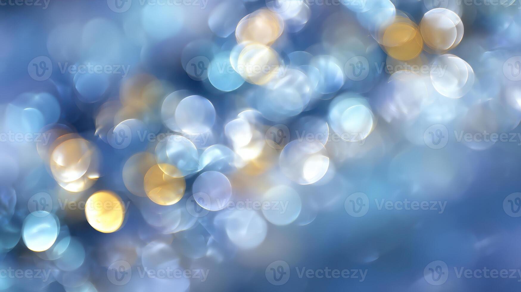 The shimmering bokeh lights creating a vibrant and dreamy abstract background. photo