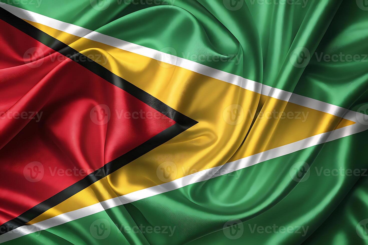 guyana flag, 3d rendering, silk fabric, texture, texture, texture, texture, photo
