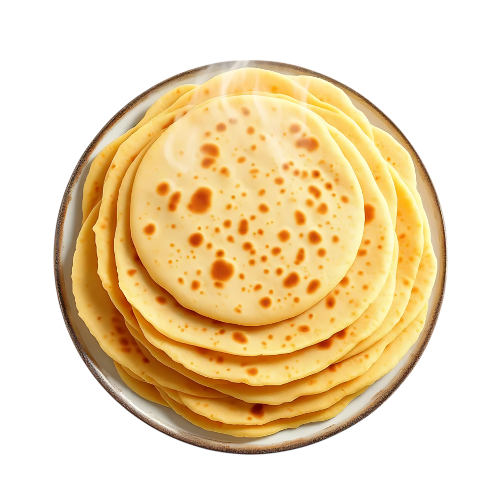 A stack of pancakes on a plate png