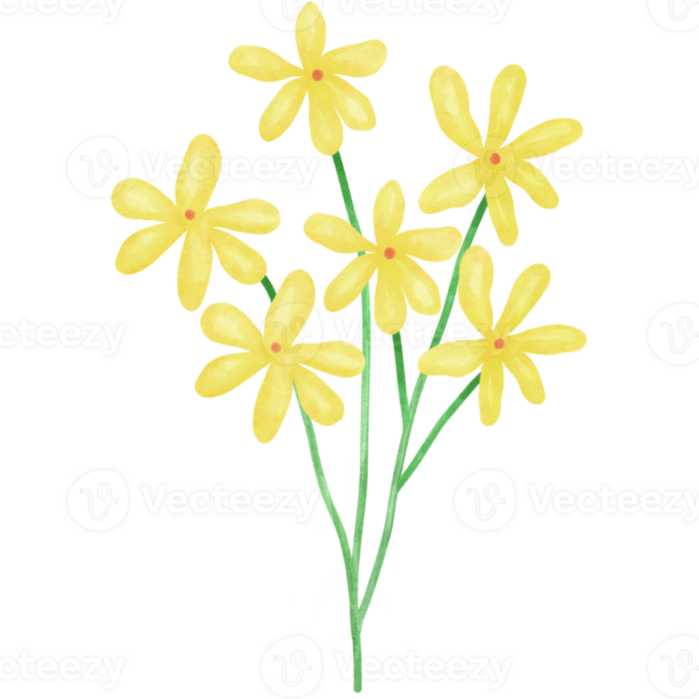 yellow flowers clip art png