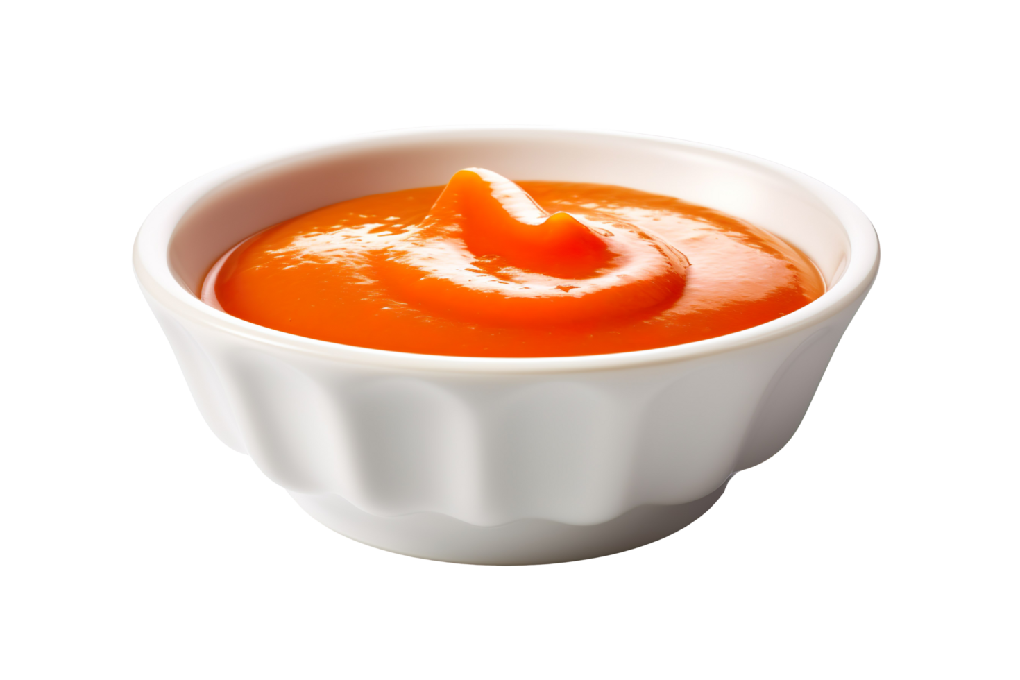 Bowl with sauce isolated on a transparent background png