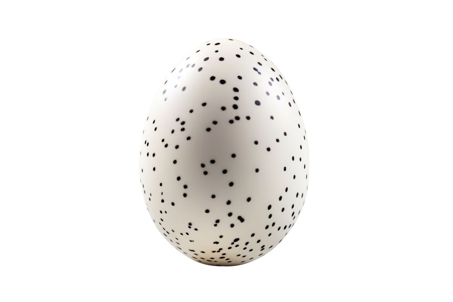 chicken egg with spots isolated on transparent background png