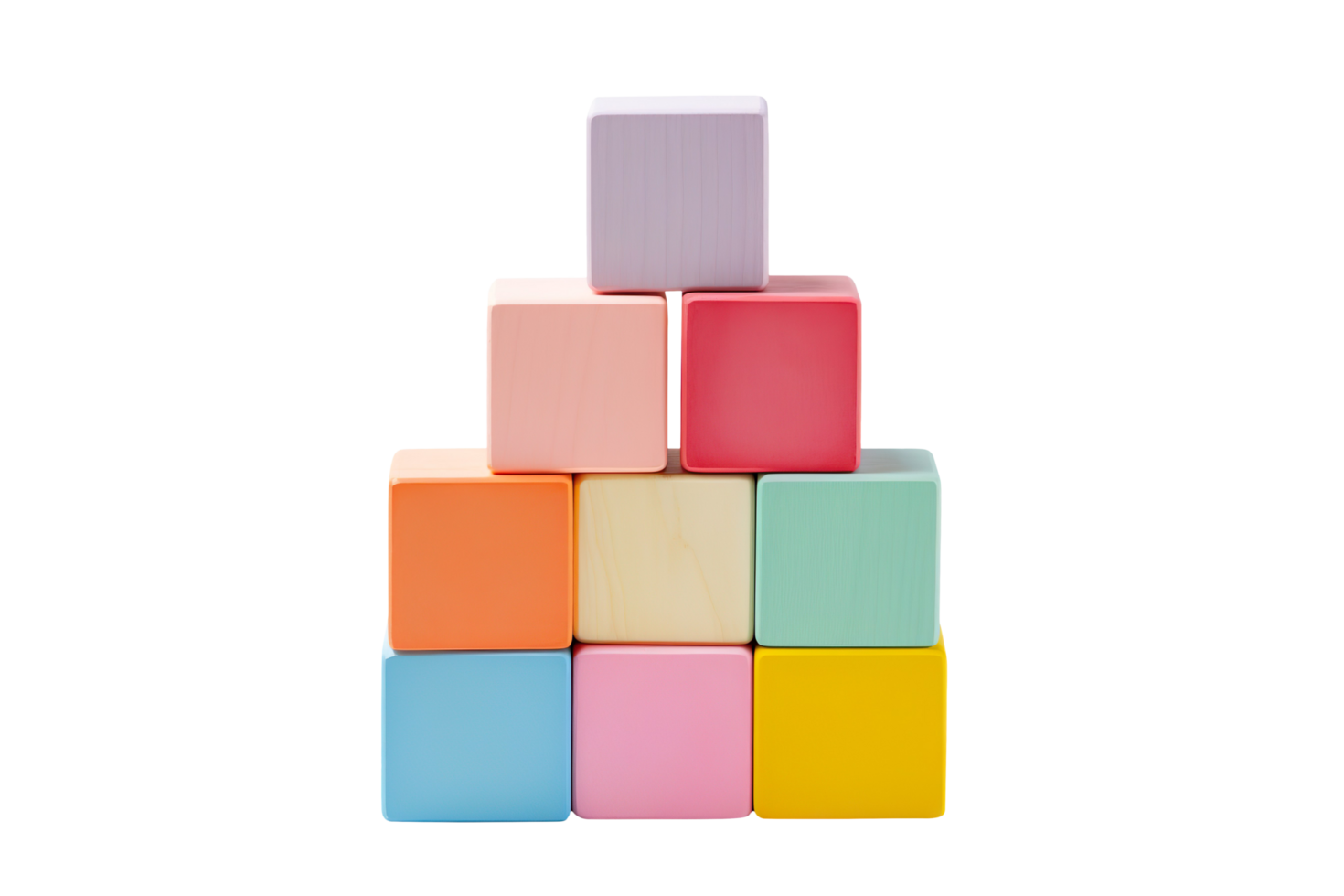 Building Blocks isolated on transparent background png
