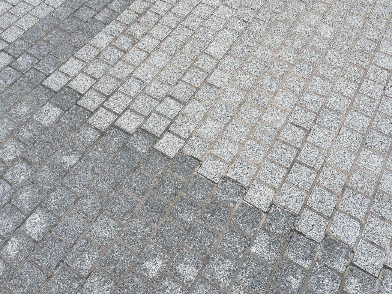 Beautiful pattern of cement floor for background texture concept. photo