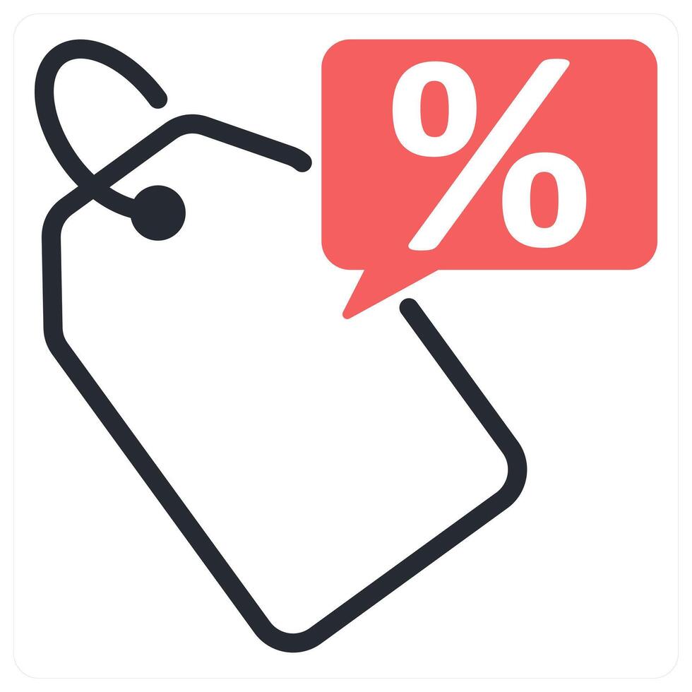 discount in red color vector