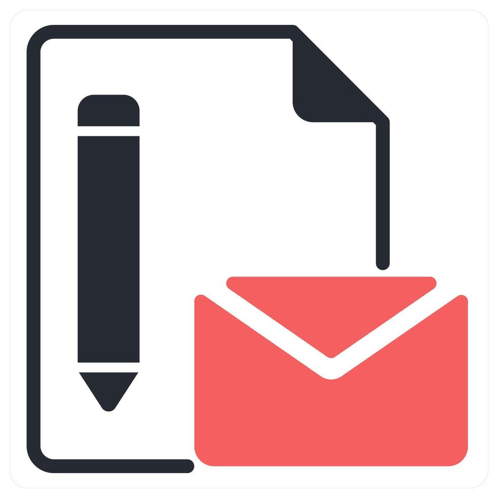 branding icon concept in red color vector