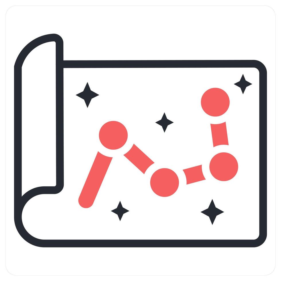 map icon concept in red color vector