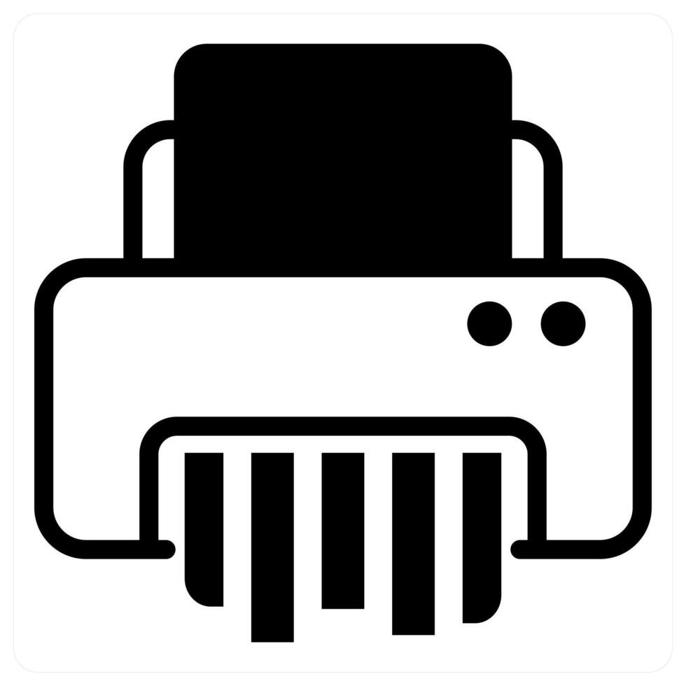 paper shader icon concept in black color vector