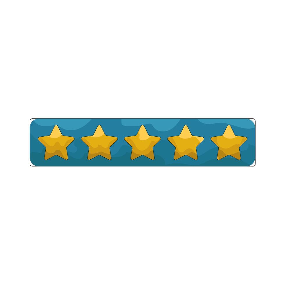 Five Stars Rating vector