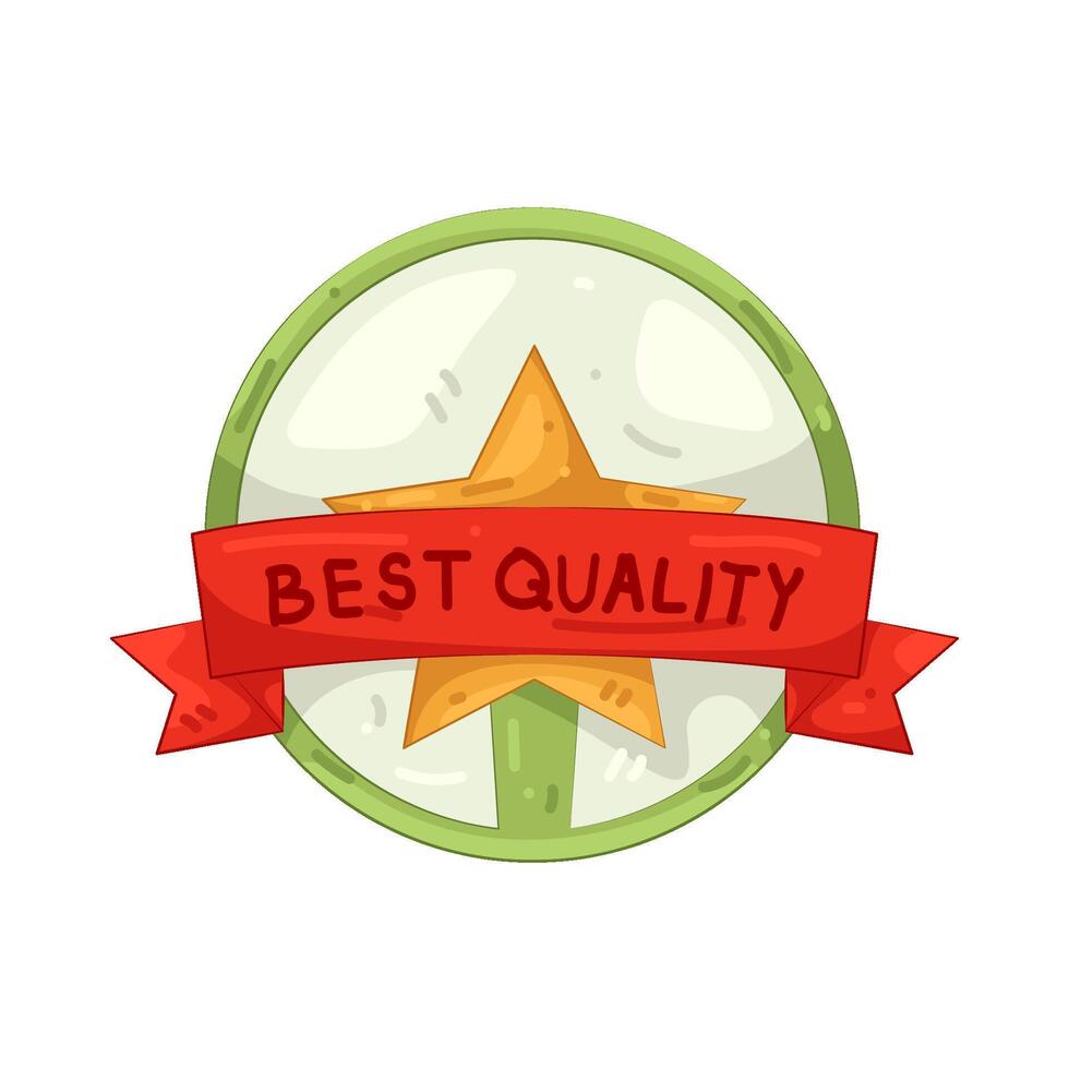 Illustration of Best Quality vector