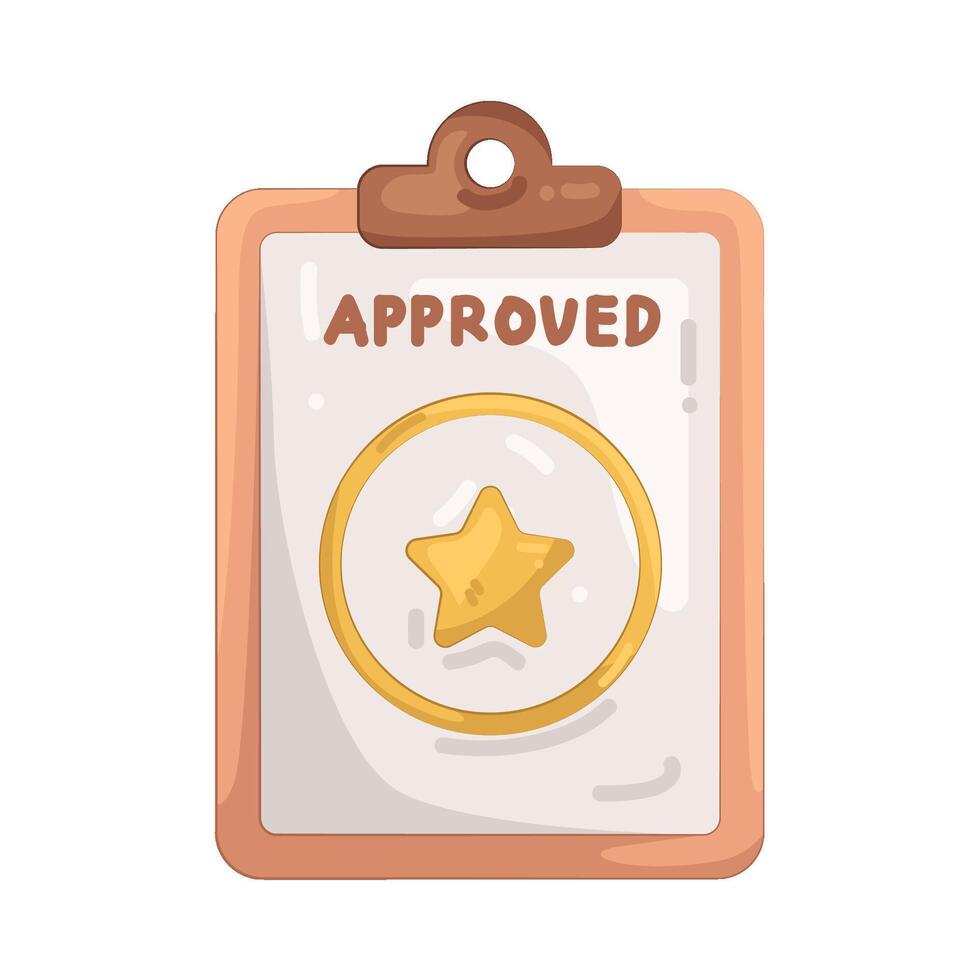 Illustration of Approved vector