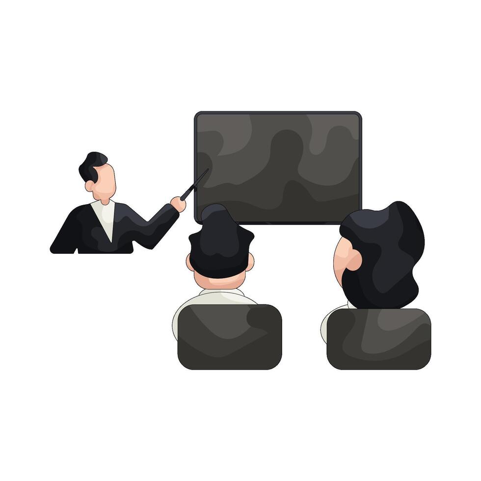 Illustration of Training Programmer vector