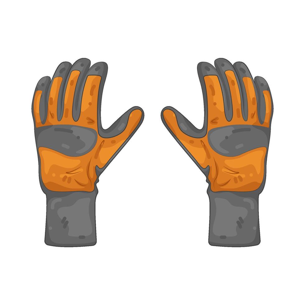 Illustration of a safety gloves vector