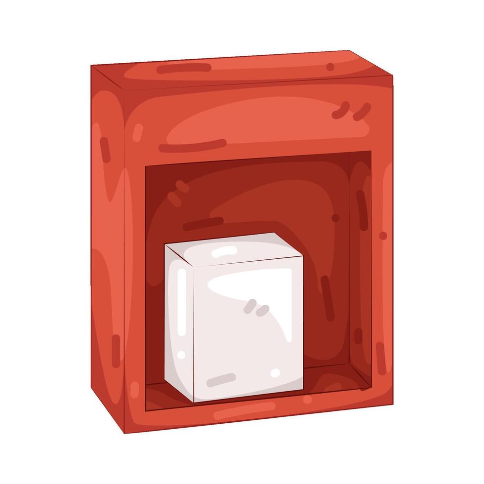 Illustration of emergency box vector