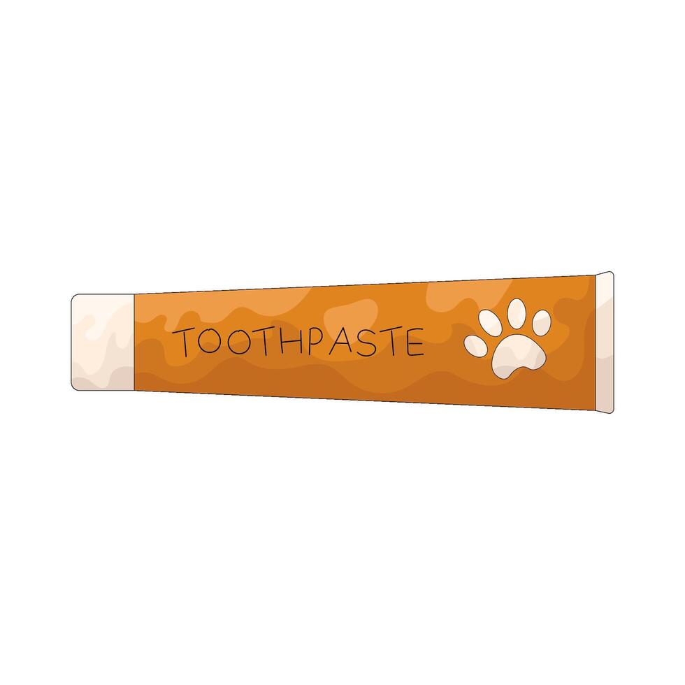 Illustration of Pet Toothpaste Tube vector