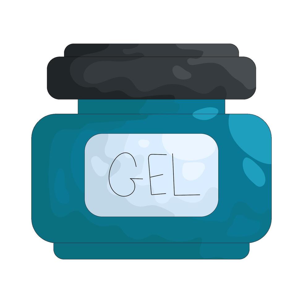 Illustration of Hair Gel Jar vector