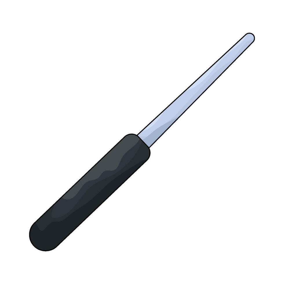 Stainless Steel Nail File vector