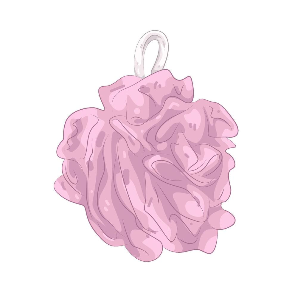 Illustration of Pink Loofah vector