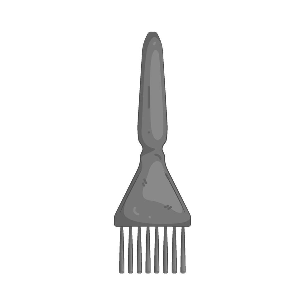 hair dye brush vector