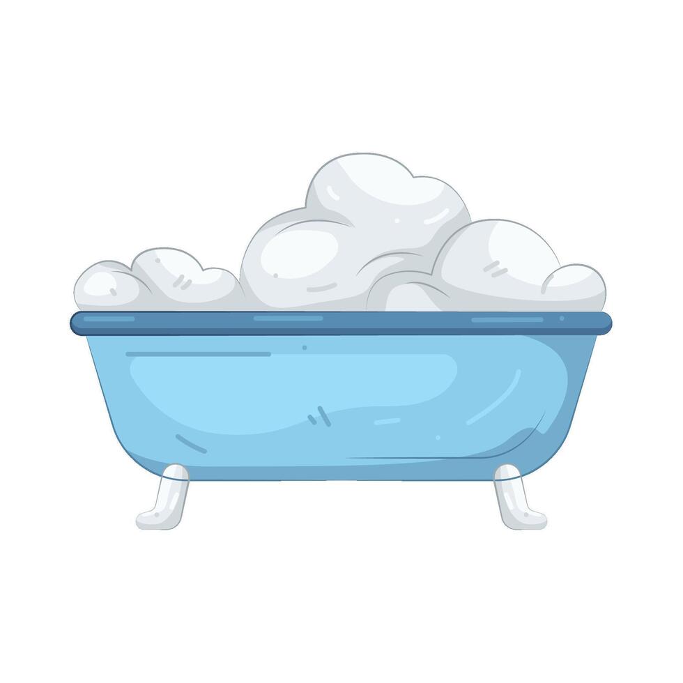 Illustration of bubble bath vector
