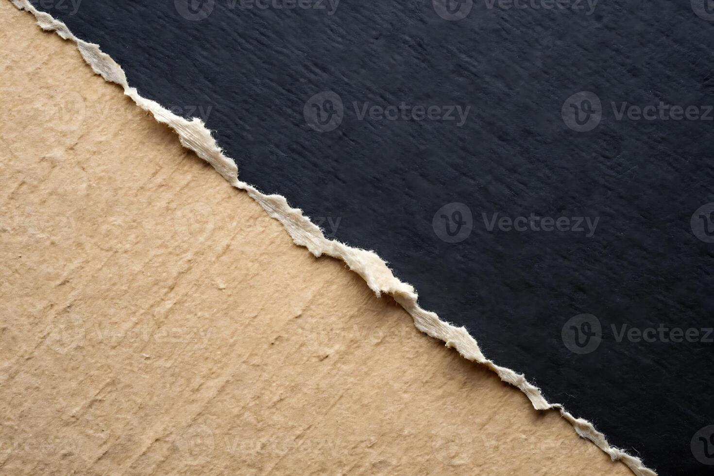Abstract Rough Paper Texture Background with Torn Edges for Mockups photo