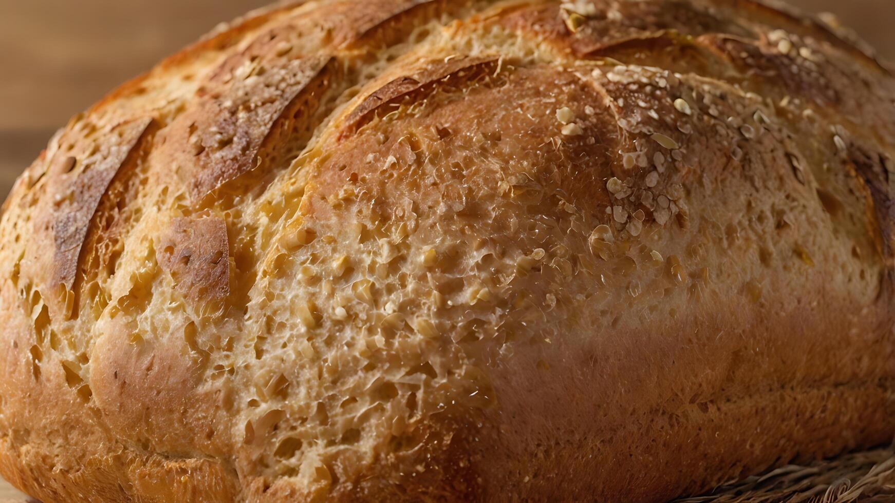 Artisan Bread Crust Texture Close-Up for Culinary Backgrounds and Food Blogs photo