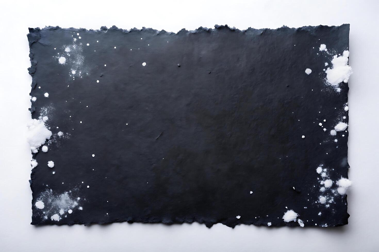 Abstract Black Paper Texture with White Accents for Creative Projects photo