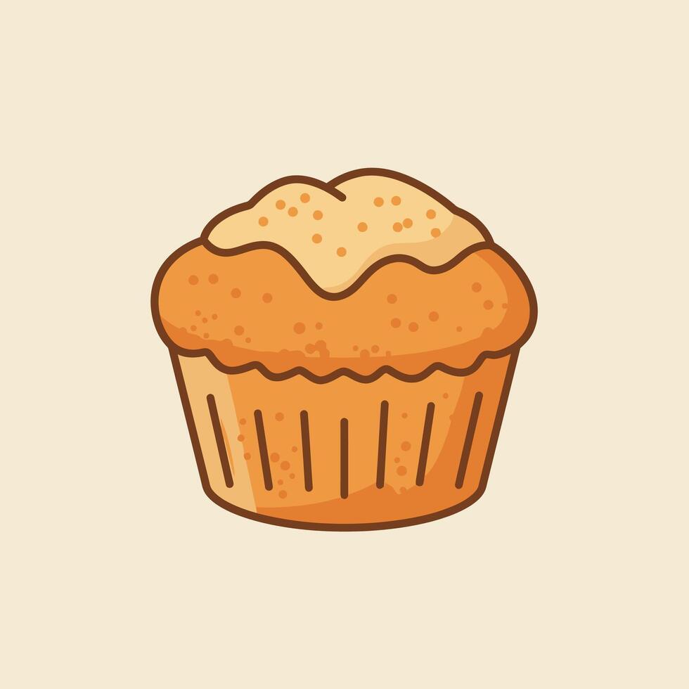 Muffin logo design vector