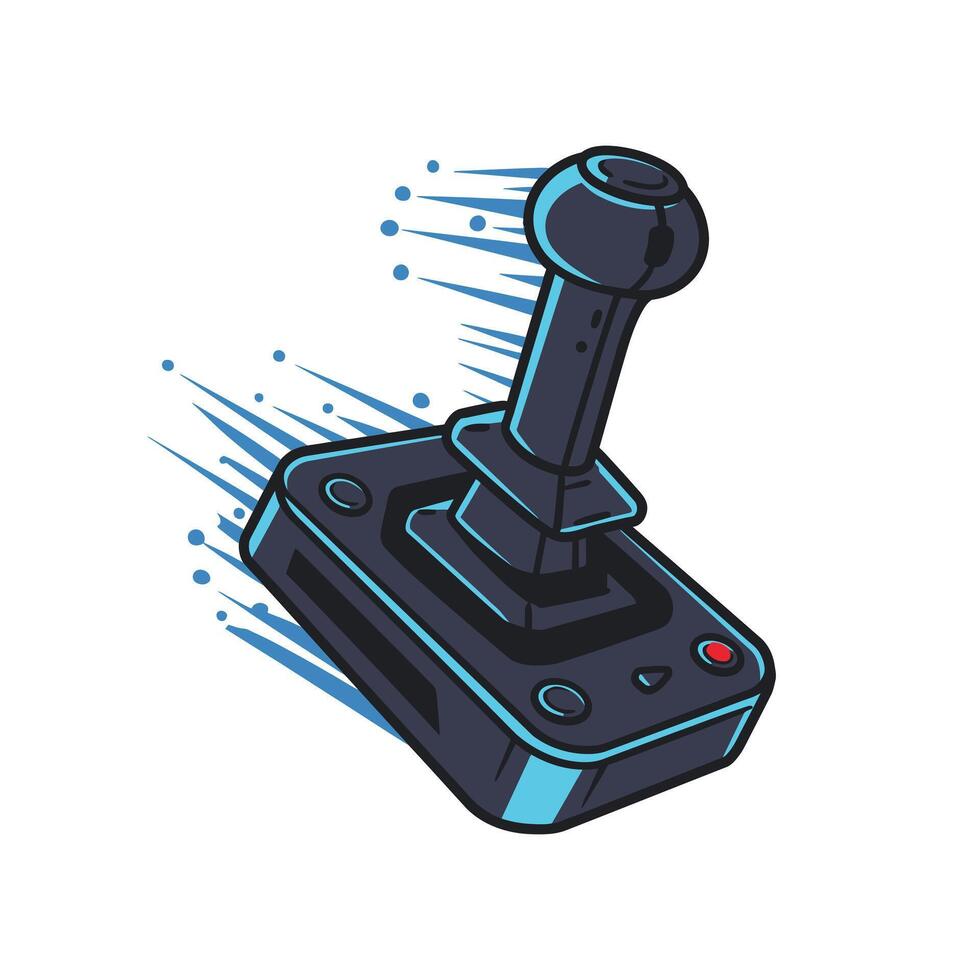 Joystick logo design vector