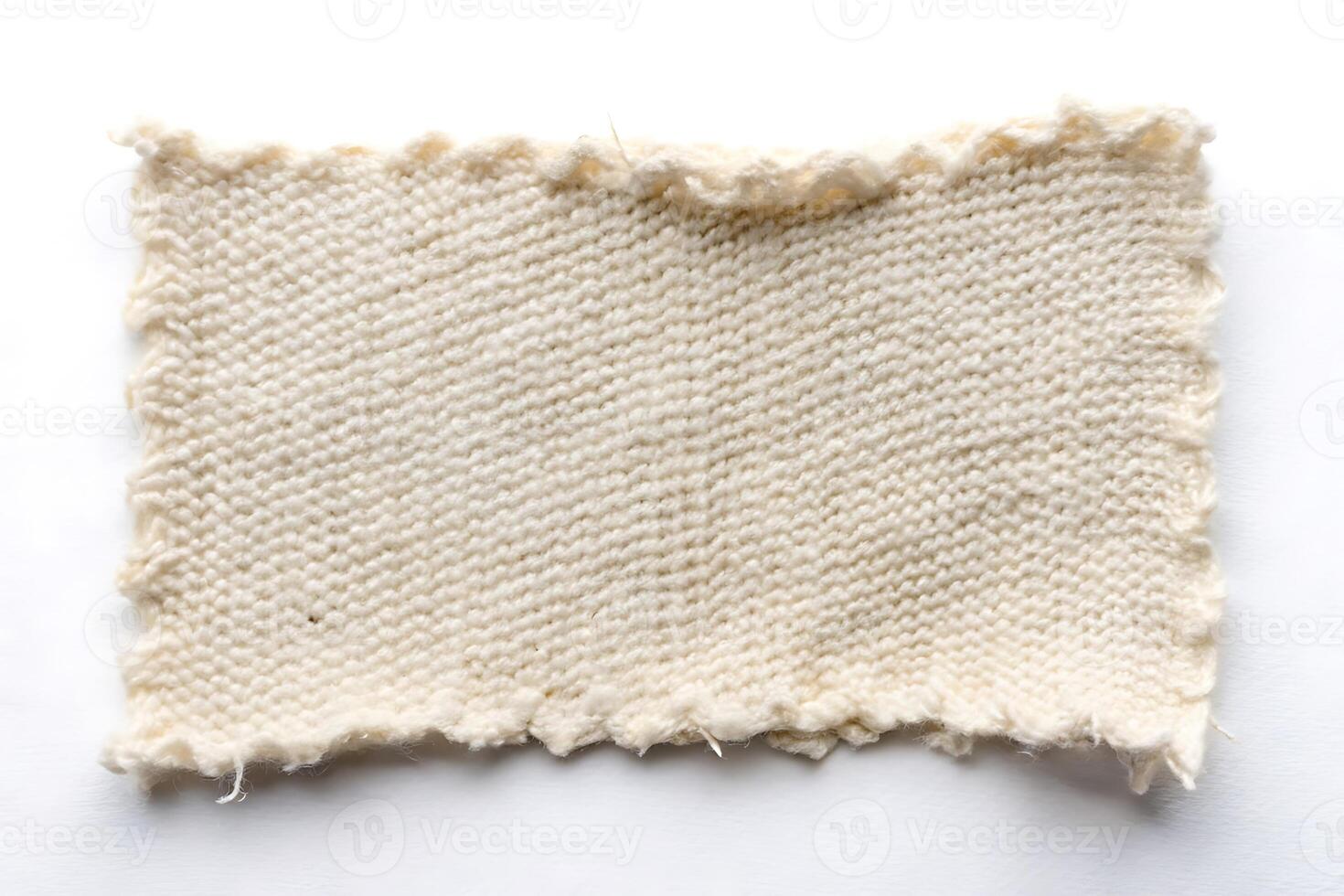 Detailed close-up of hand-knitted wool fabric, perfect for textures photo