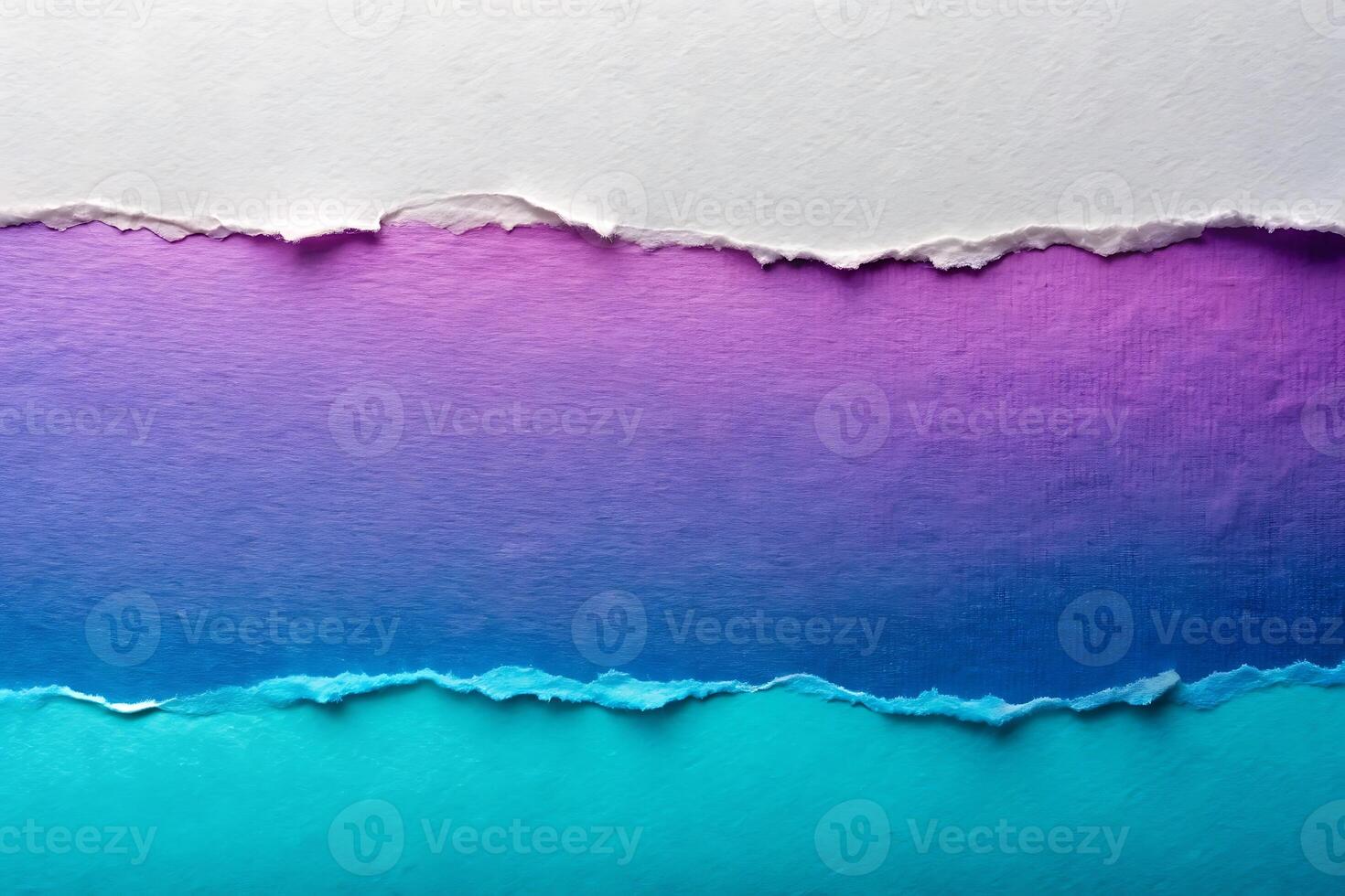 Torn Paper Edges with Vibrant Gradient Background for Creative Design photo