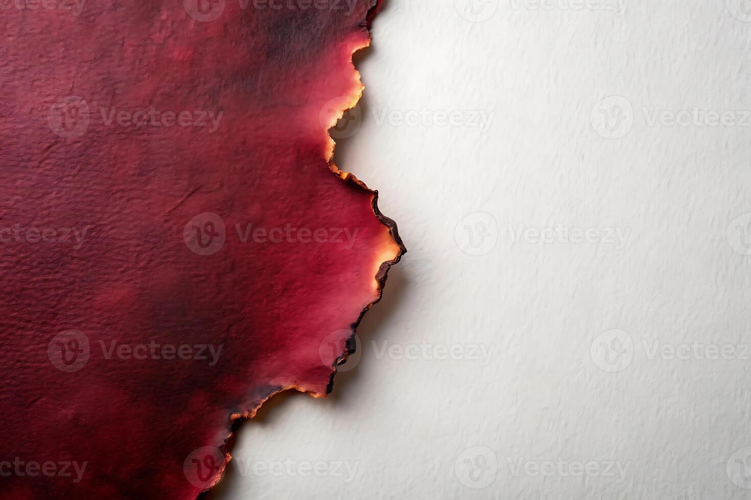 Abstract background with burnt edges and dark red gradient surface photo