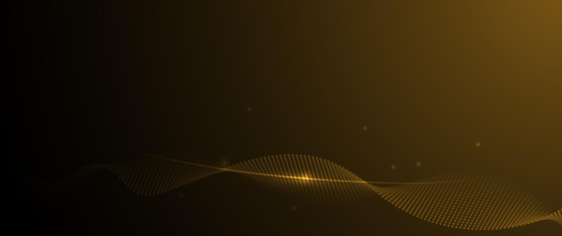Abstract gold luxury background. Illustration art, element with gold light glow effect vector