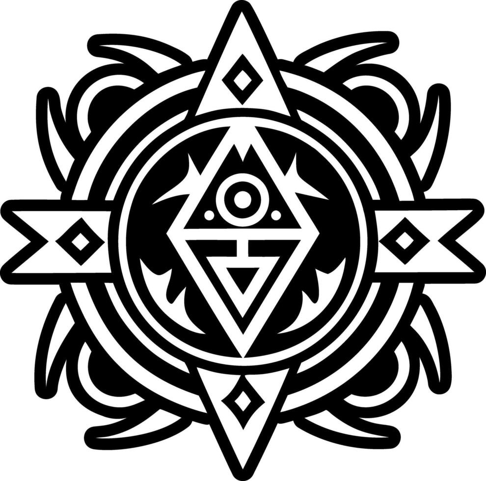 A solid style icon of galactic symbol vector