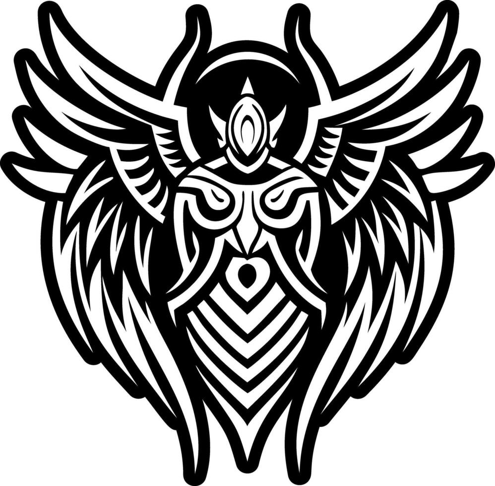 A glyph style icon of deity symbol vector