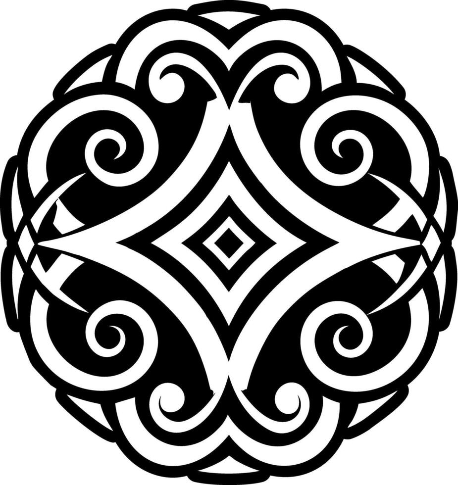 A filled style icon of divine motif symbol vector