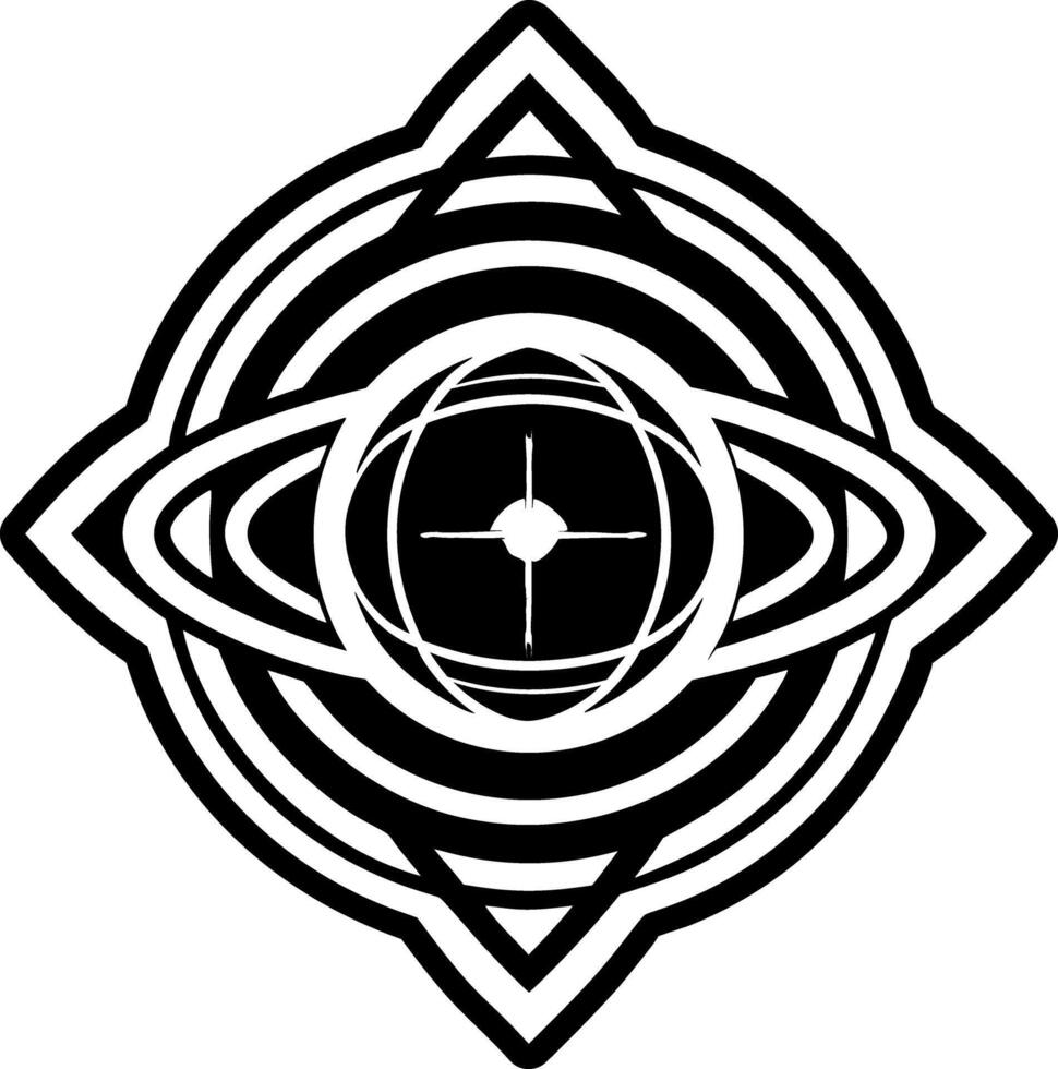 A solid style icon of planet vector
