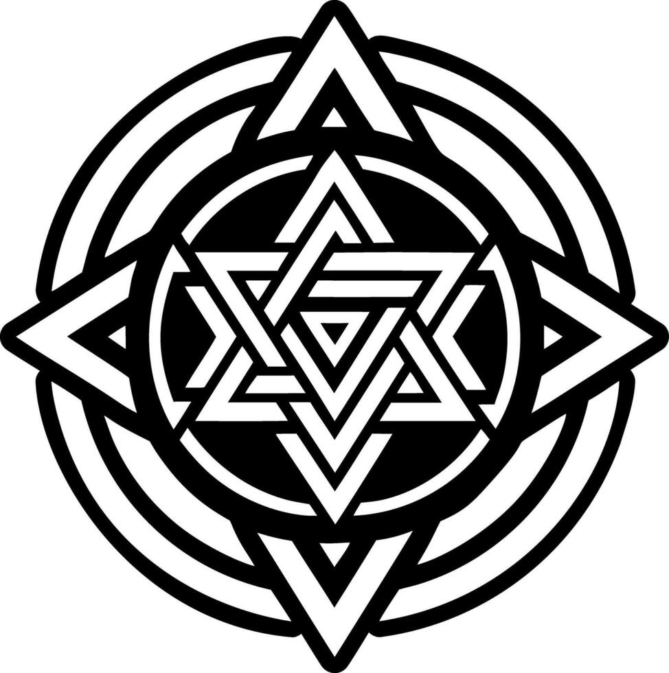 Pranic energy icon in filled style vector