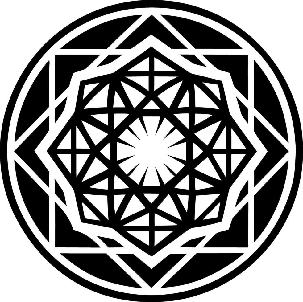 Inner light icon in filled style vector