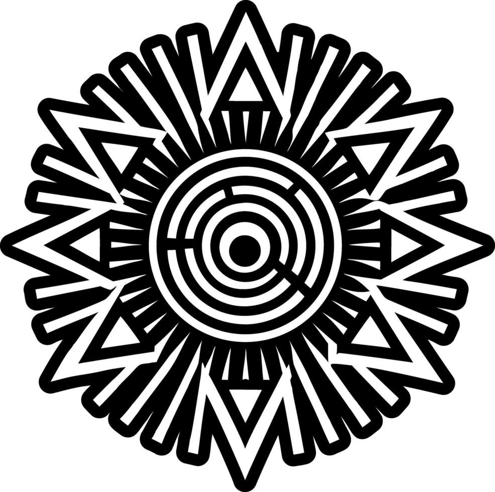 Ray spiral icon in filled style vector