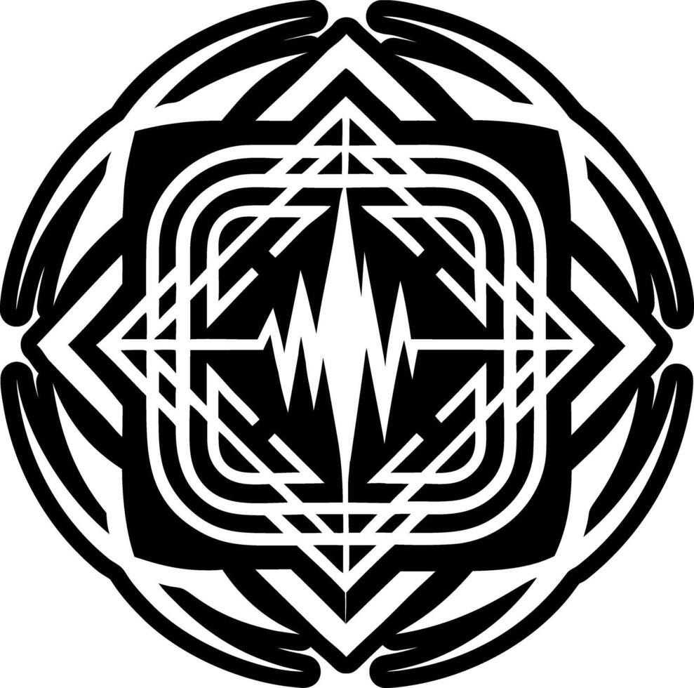 Sound wave icon in solid style vector