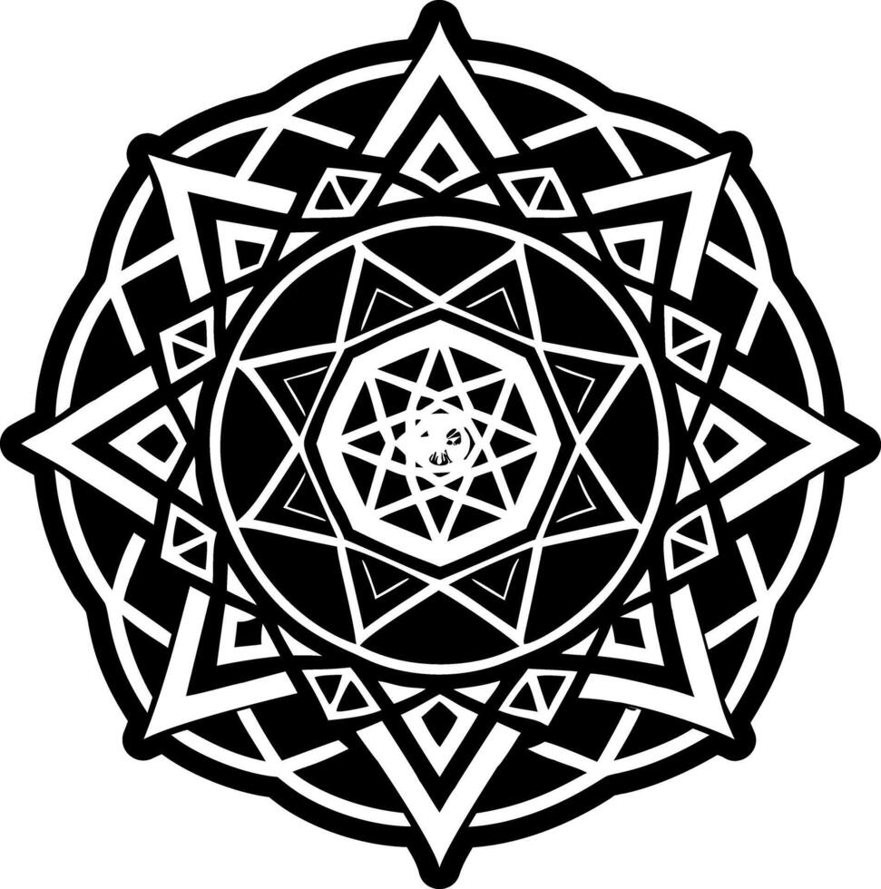 Cosmic pattern icon in glyph style vector